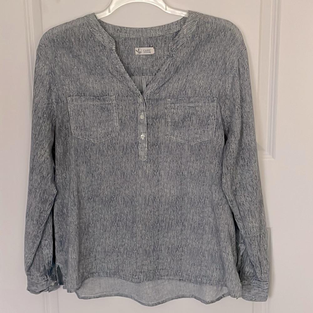 Carve Designs Dylan Long Sleeve Shirt Large
